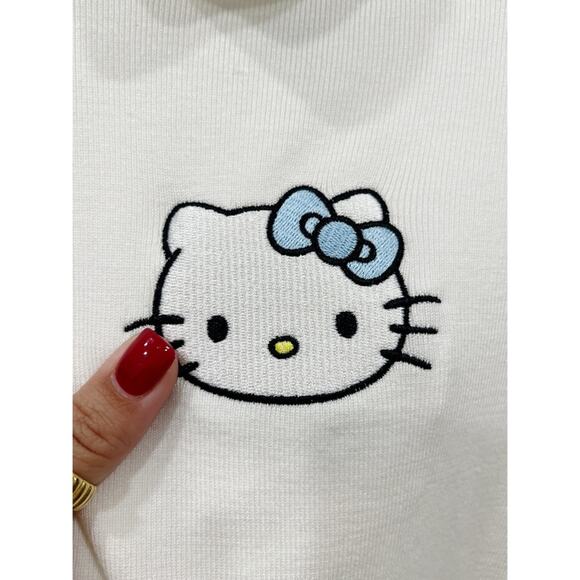 NWT Hello Kitty x Forever 21 Turtleneck Sweater Top - Picture 7 of 9